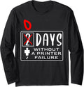 Funny Failing 3D Printer Sign Long Sleeve