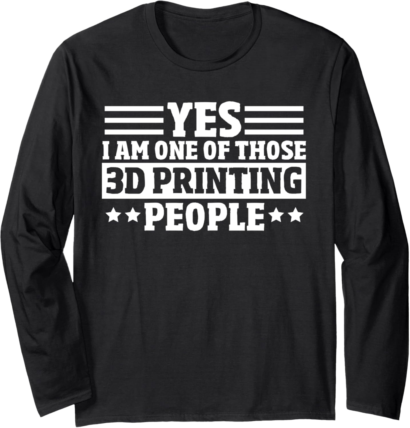 Abs 3D Printing Funny 3D Printer Designer 3D Printer Long Sleeve