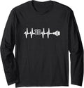 3D Printer Nozzle Heartbeat Funny 3D Cnc Machinist Long Sleeve