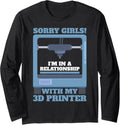 3D Printer Geeks 3D Printer Programmer Filament Long Sleeve