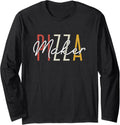 Retro Italian Food Lover Pizza Maker Pizza Baker Long Sleeve