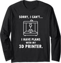Plans With My 3D Printer 3D Printing Hobby Engineer Long Sleeve