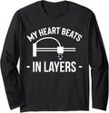 My Heart Beats In Layers 3D Printer Printing Long Sleeve