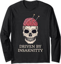 Insaknitty Funny Knitting Knitter Yarn Long Sleeve
