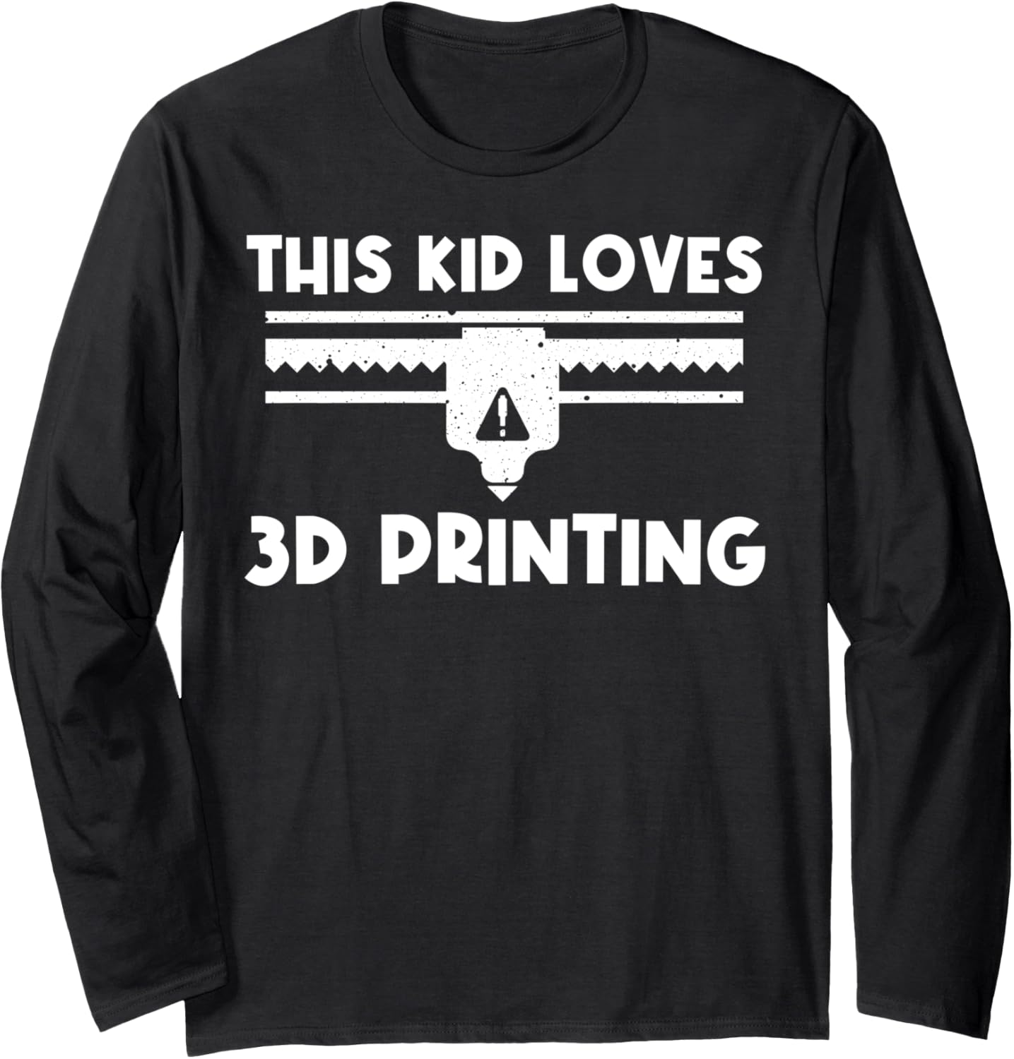 Cool 3D Printing Kids Boys 3D Printer Lovers Print Geeks Long Sleeve