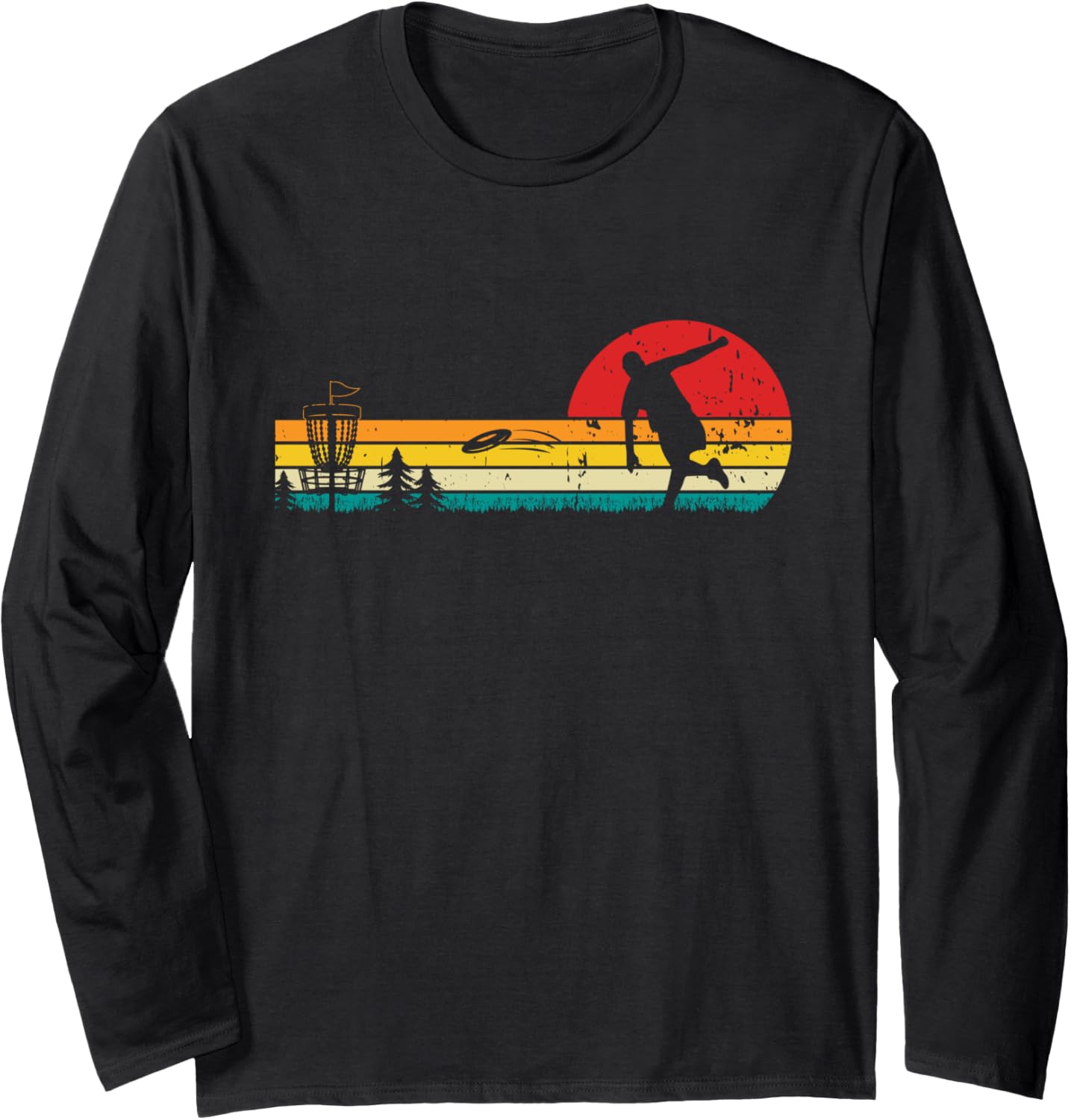Retro Vintage Disc Golf Long Sleeve
