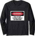 3D Printing Printer Graphic Novelty Girl Fun Vintage Style Long Sleeve