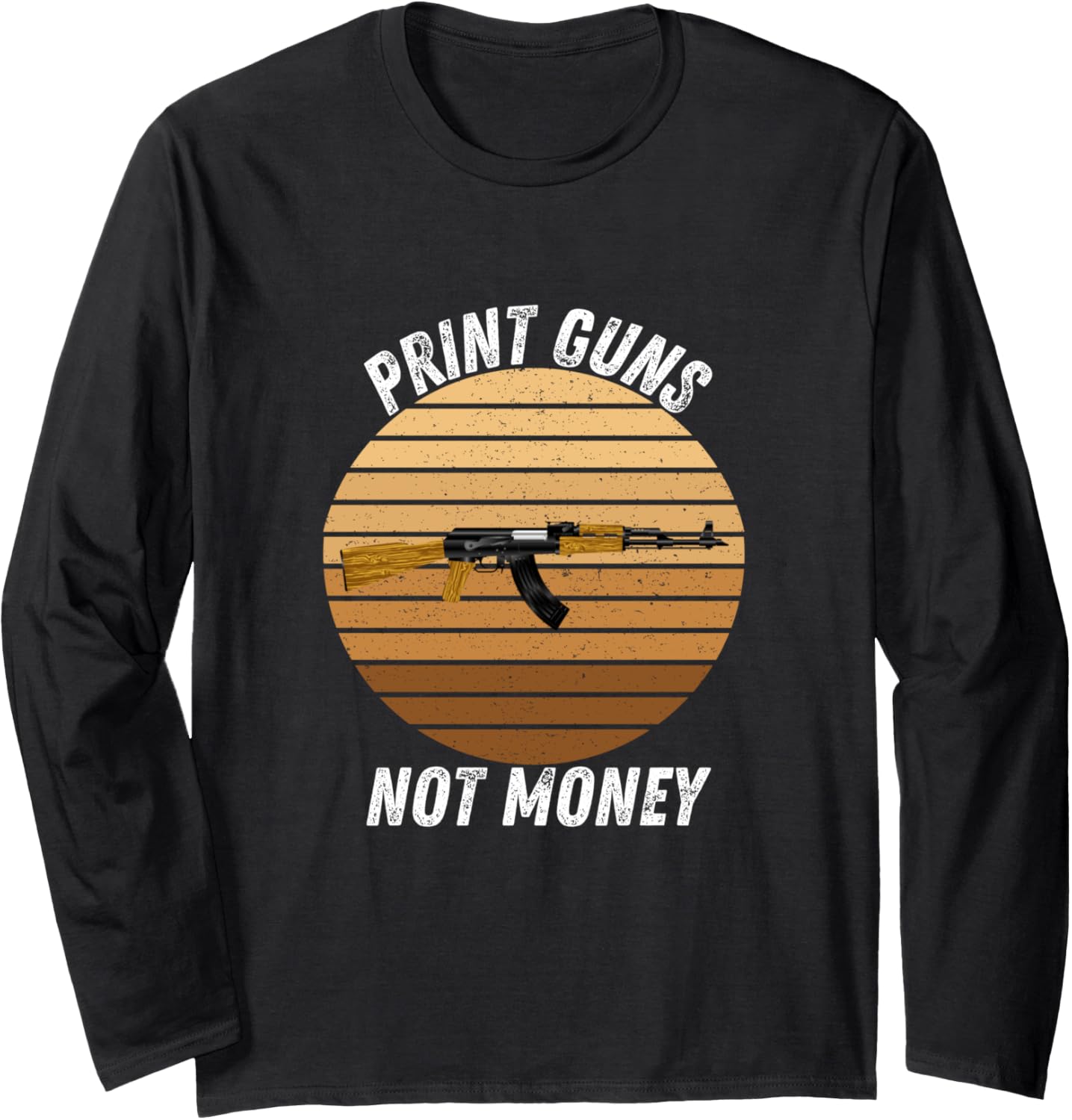 Print Guns Not Money Ak47 Sunset Ak Printer 3D Printing 2021 Long