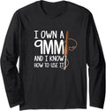 i own a 9mm crochet, crocheting yarn Long Sleeve