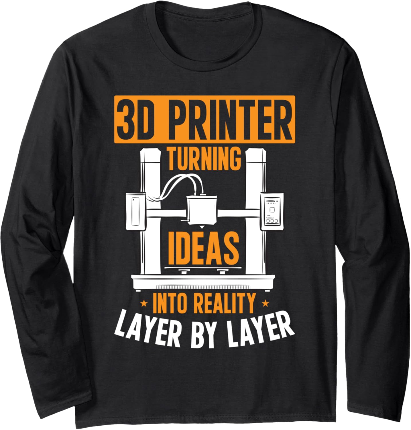 3D Printer Turning Ideas Into Reality 3D Printing Long Sleeve
