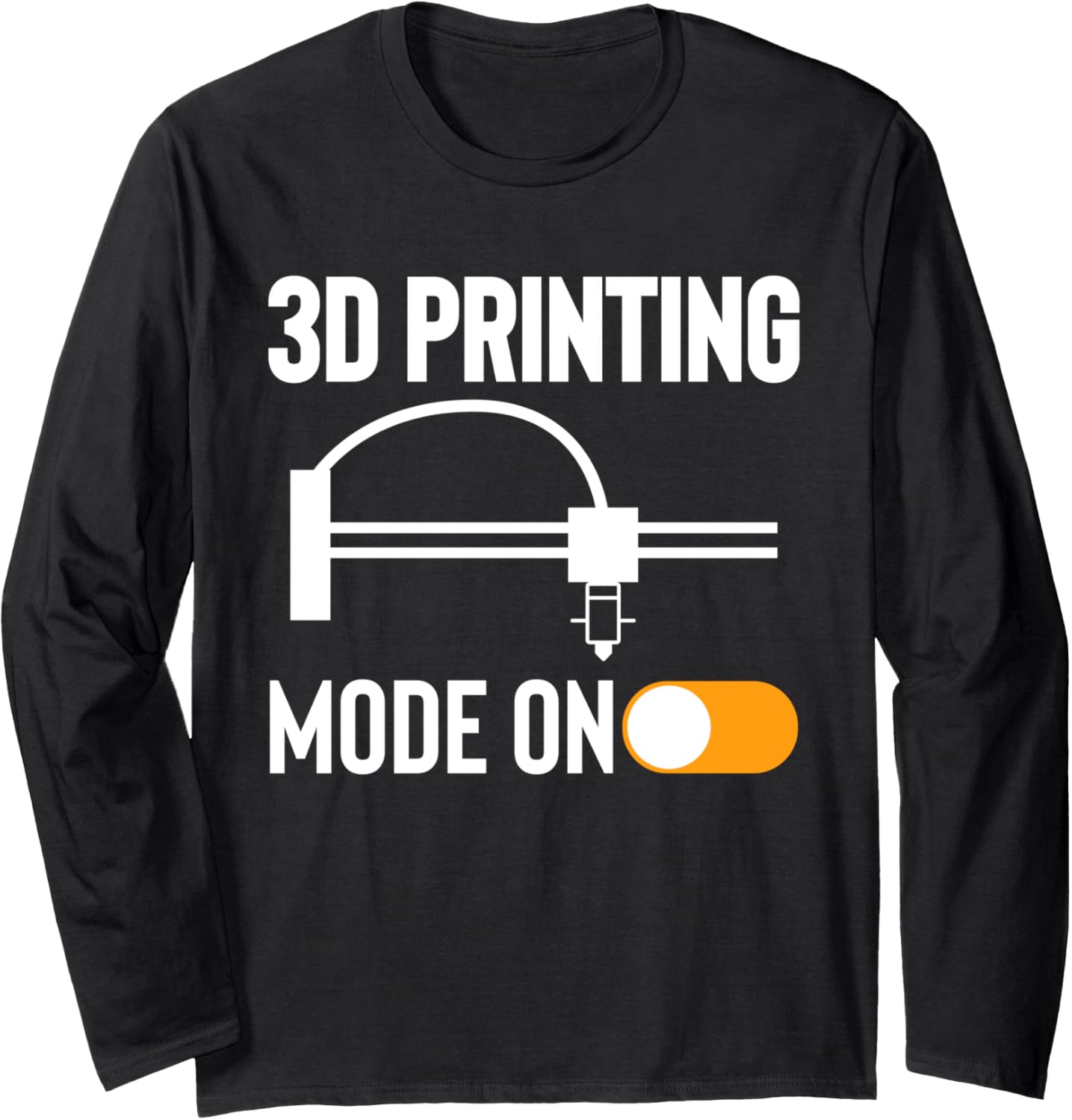 3D Printing Mode On 3D Printer Printing Long Sleeve