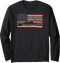 Uss Sentry Mcm 3 Mine Countermeasures Ship American Flag Long Sleeve