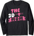 3D Mom Mothers Day 3D Printing Printer Long Sleeve