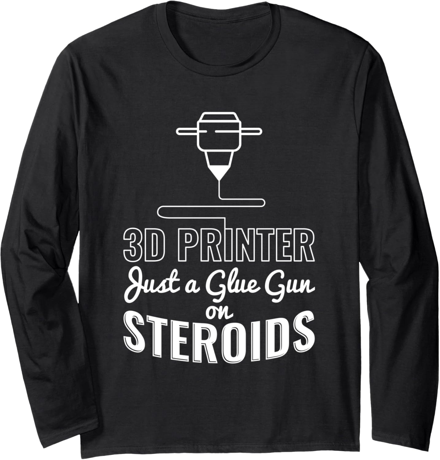 3D Printer Just A Glue Gun On Steroids 3D Printing Long Sleeve