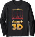 Print It In 3D Printing Machine 3D Printer Long Sleeve