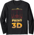 Print It In 3D Printing Machine 3D Printer Long Sleeve
