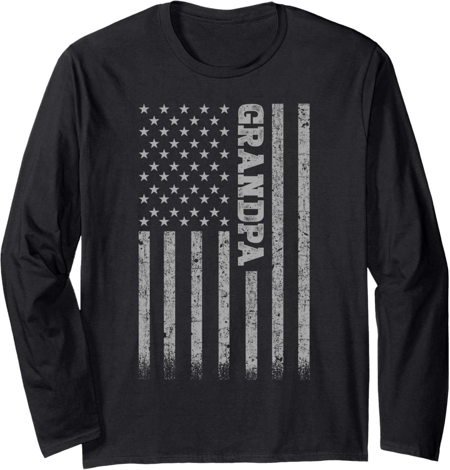 Grandpa American Flag Long Sleeve