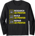Things I Do In My Spare Time Funny 3D Printing Workers Long