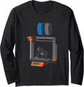 Printer Gorilla Design 3D Printing Long Sleeve