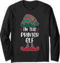 Im Printer Elf Christmas Party Matching Long Sleeve