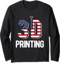 Printing Printer 3D Printer 3D Printing Long Sleeve
