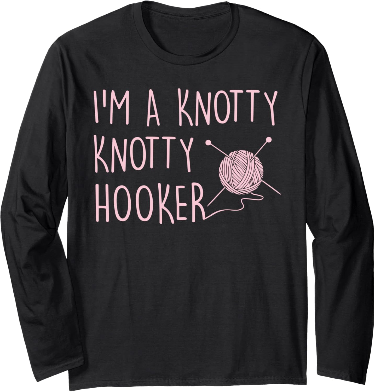 Knitting And Crochet Cute Knotty Knotty Hooker Yarn Needles Long Sleeve