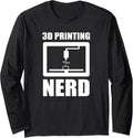 Printing Nerd Funny Printer Long Sleeve