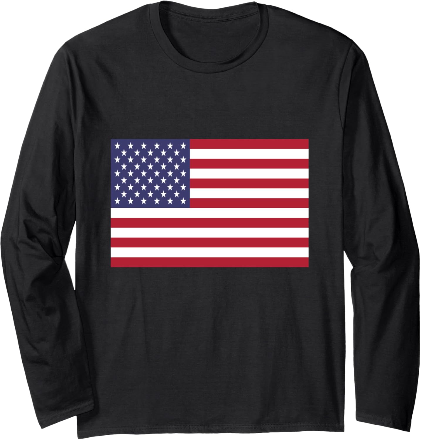 American Flag Tshirt Long Sleeve
