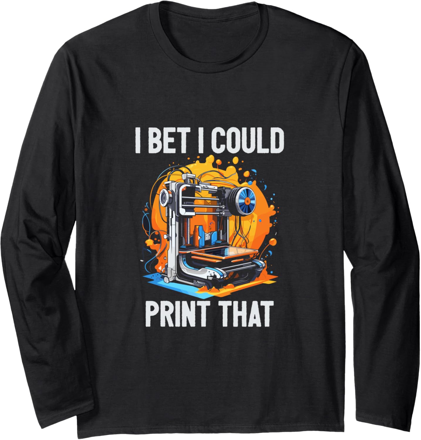 Complexity Is Free 3D Printer Printing Cnc Machinist Print Long Sleeve