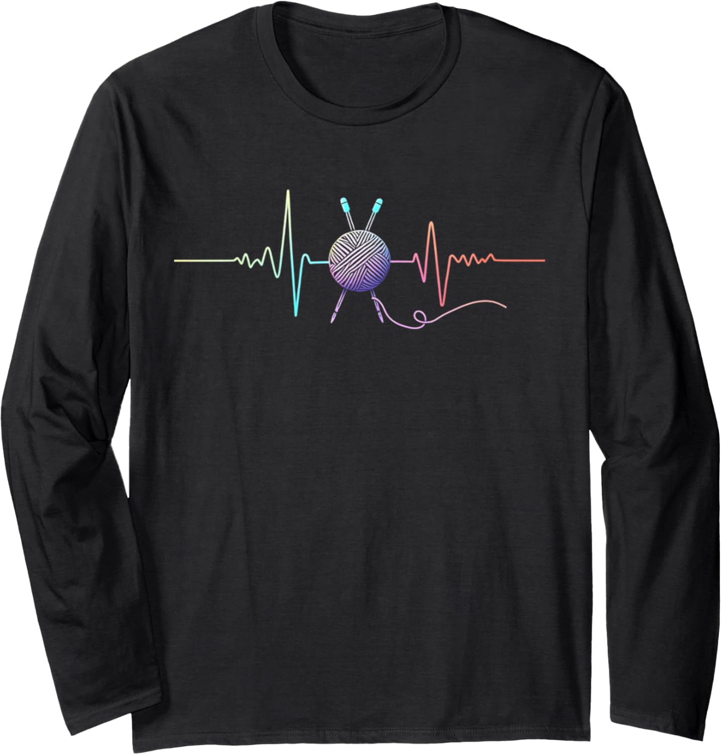 Knitting Crochet Crocheting Yarn Knitter Long Sleeve