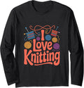 I Love Knitting Creative Yarn Balls Long Sleeve