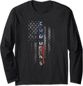 Cummins Family American Flag Long Sleeve