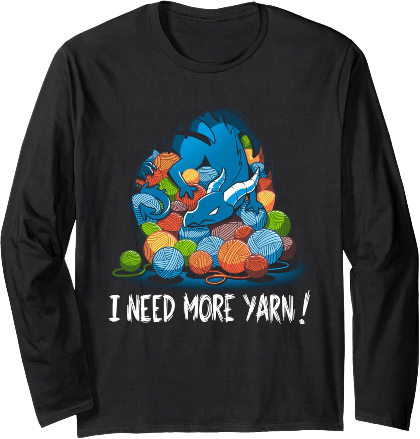 Yarn Hoarder Tshirt Long Sleeve