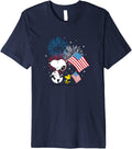 Peanuts Snoopy Woodstock American Flags Fireworks Premium