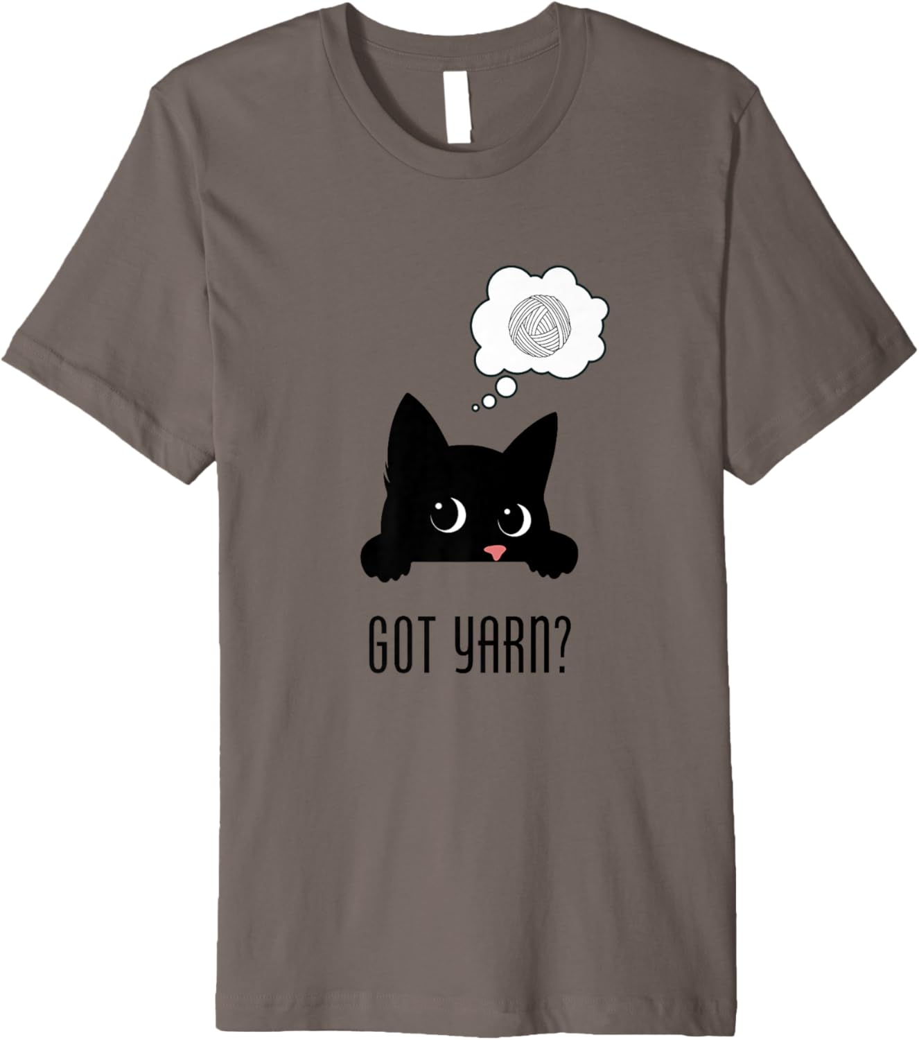 Got Yarn? Black Cat Knitting Crochet Yarn Lover Gift Premium