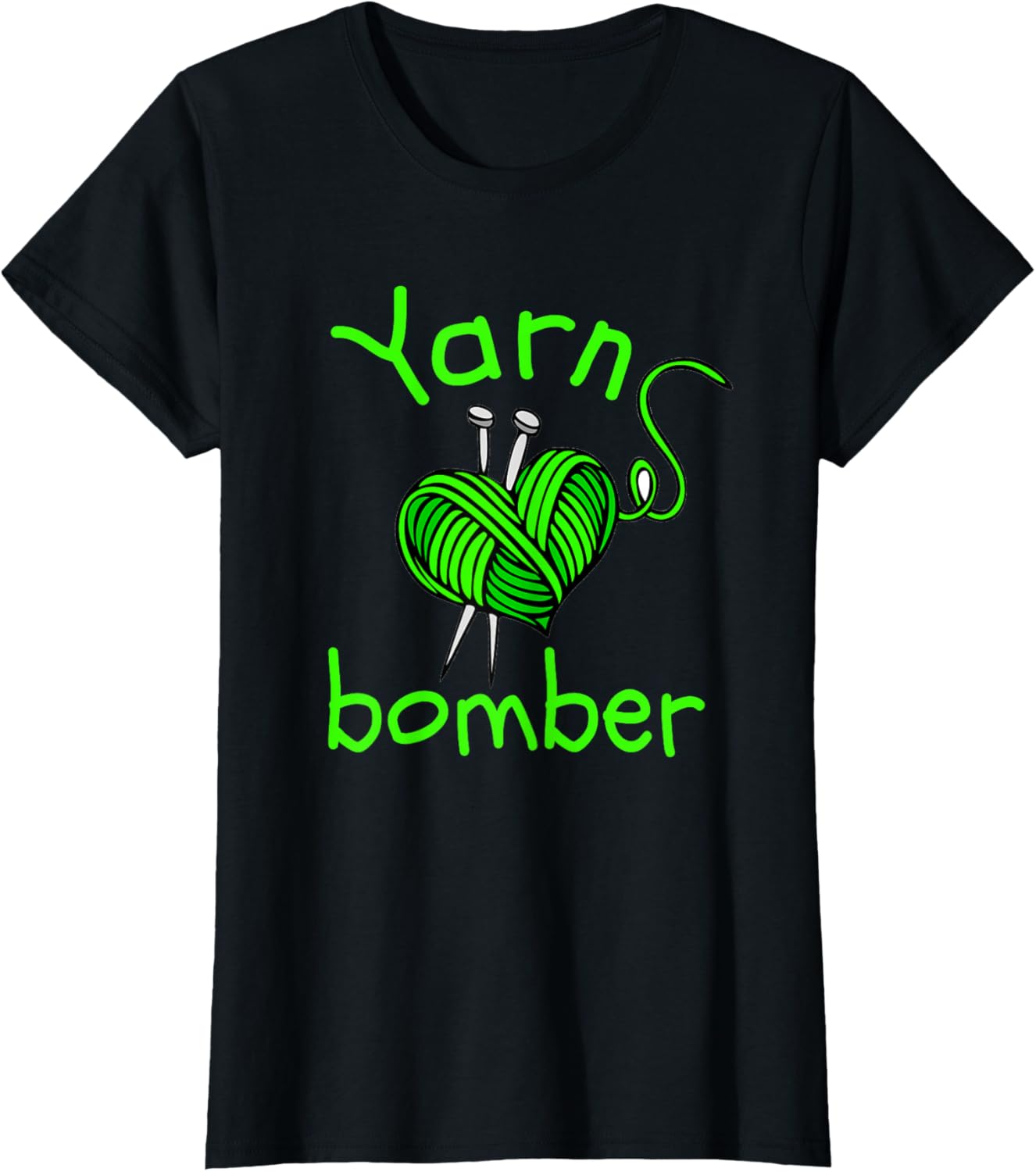 I Love Knitting Yarn Bomber