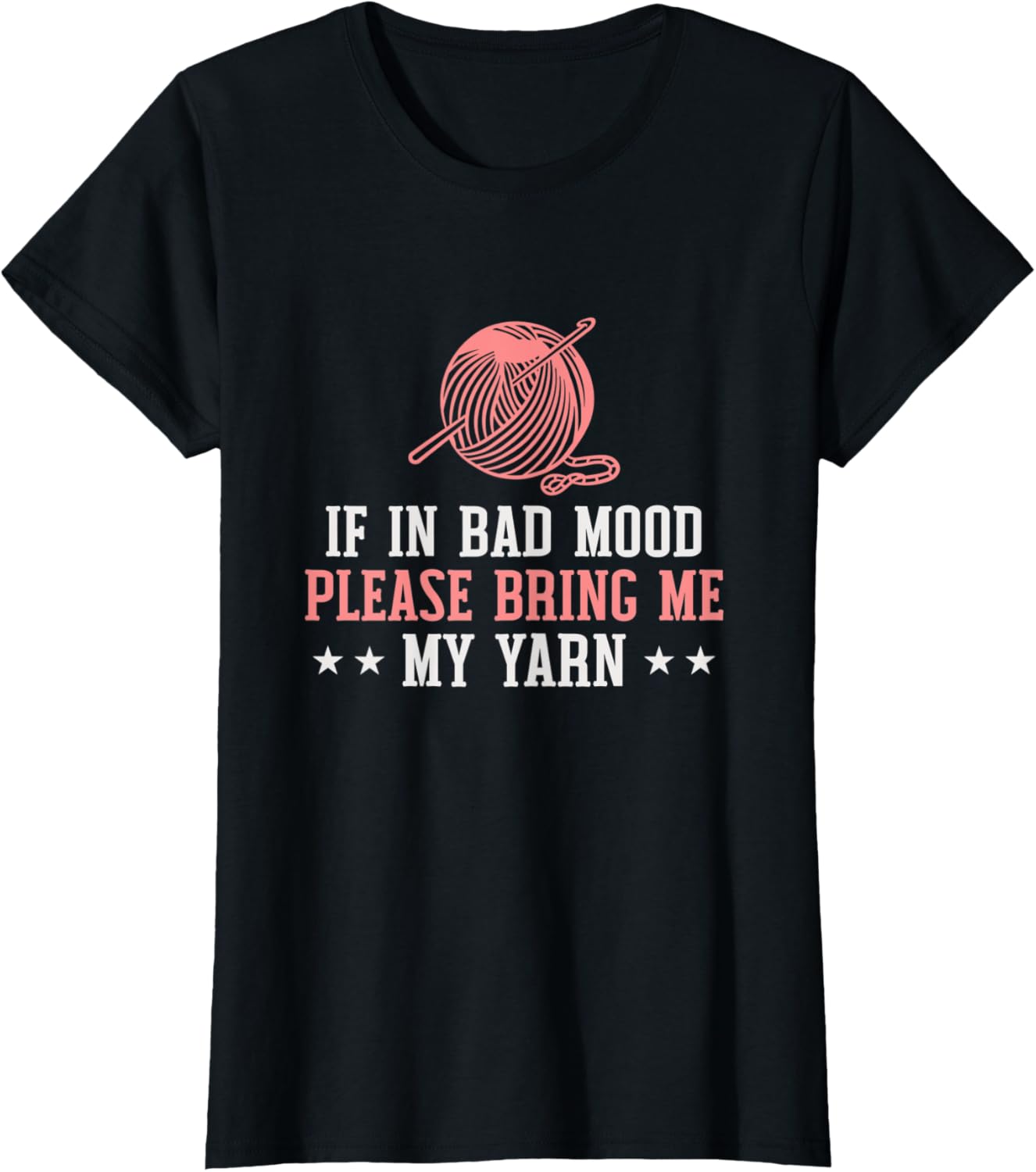 Womens Knitting & Crocheting | Knitter Quote - Bring Me My Yarn