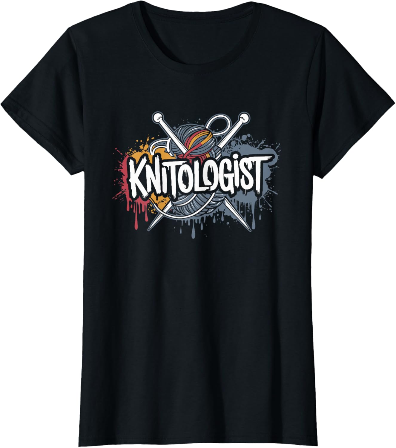 Knitologist Cute Minimalist Yarn Quote
