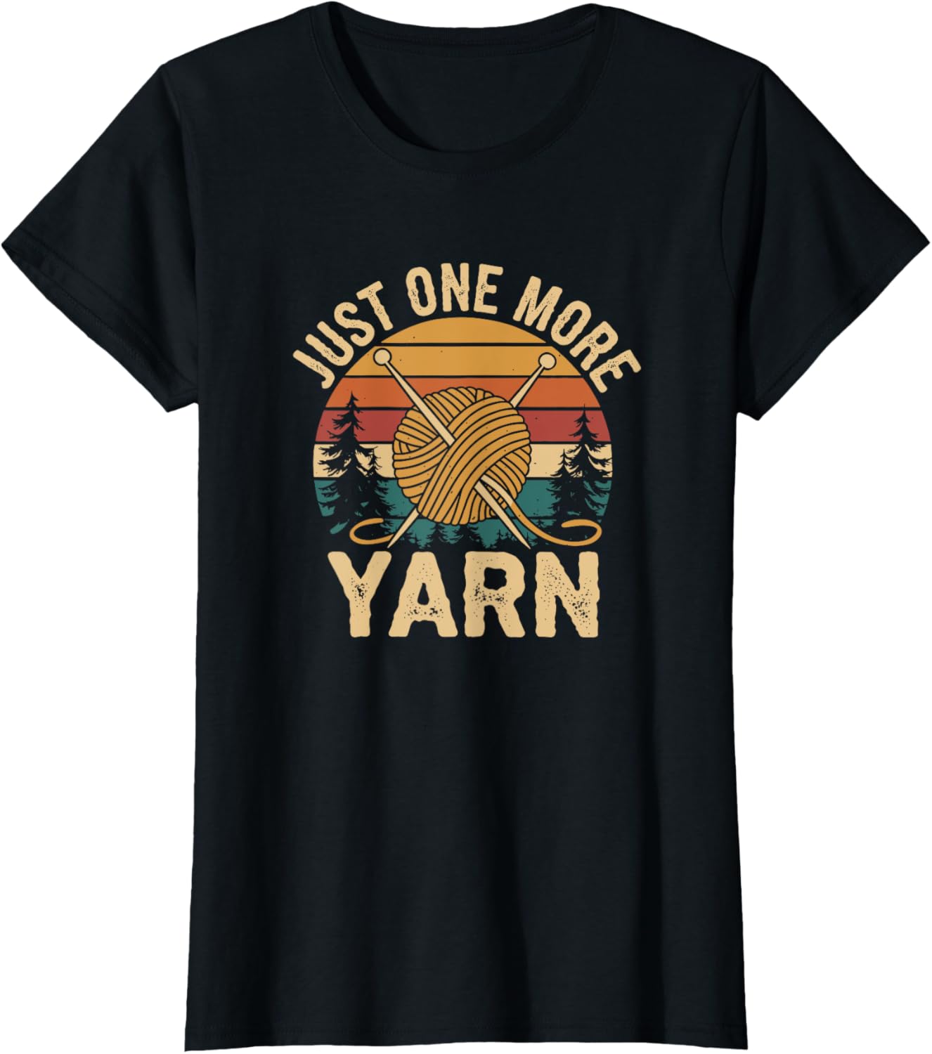 Knit Life Quote Just One More Yarn