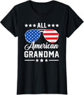 All American Grandma 4Th Of July Patriotic Usa Matching