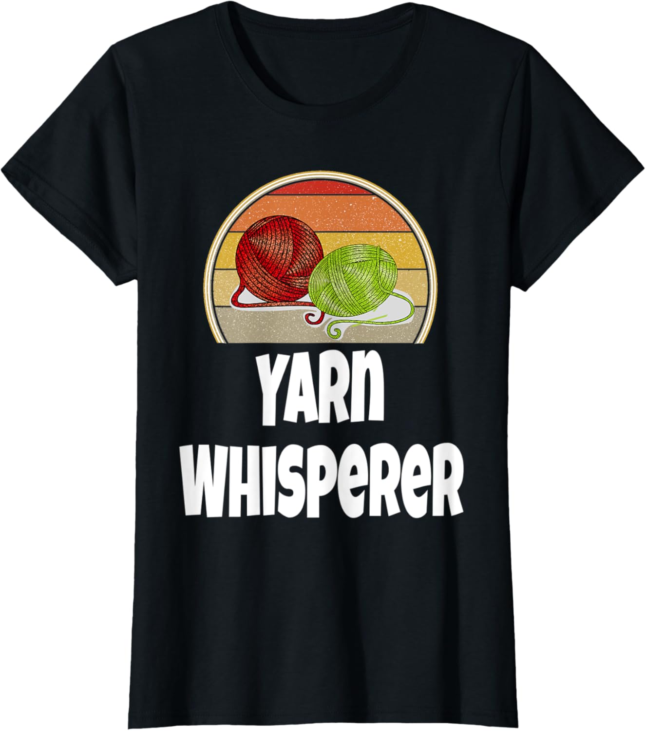 Womens Funny Knitting For Knitter Crochet Yarn Whisperer Knit Yarn