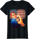 Rosie The Riveter American Flag Us Flag
