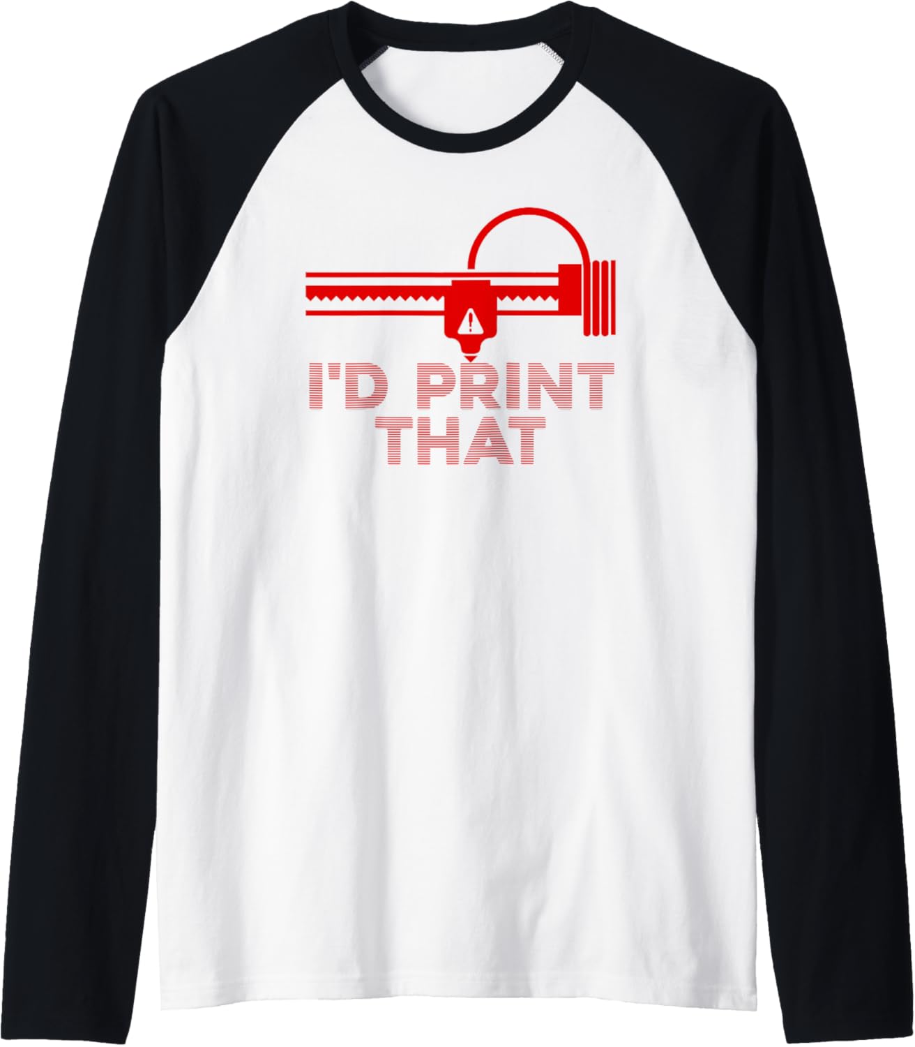 Cute 3D Printing Men Women 3D Printer Lovers Print Geeks Raglan Baseball