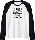 Awesome Printer Funny Occupation Raglan Baseball Tee
