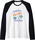 Yarn and Needle Novelty Counting Tshirts and More Raglan Baseball Tee