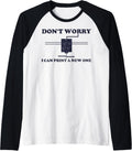 3D Printing Carbon Pattern 3D Printer Idea Geeks Raglan Baseball Tee