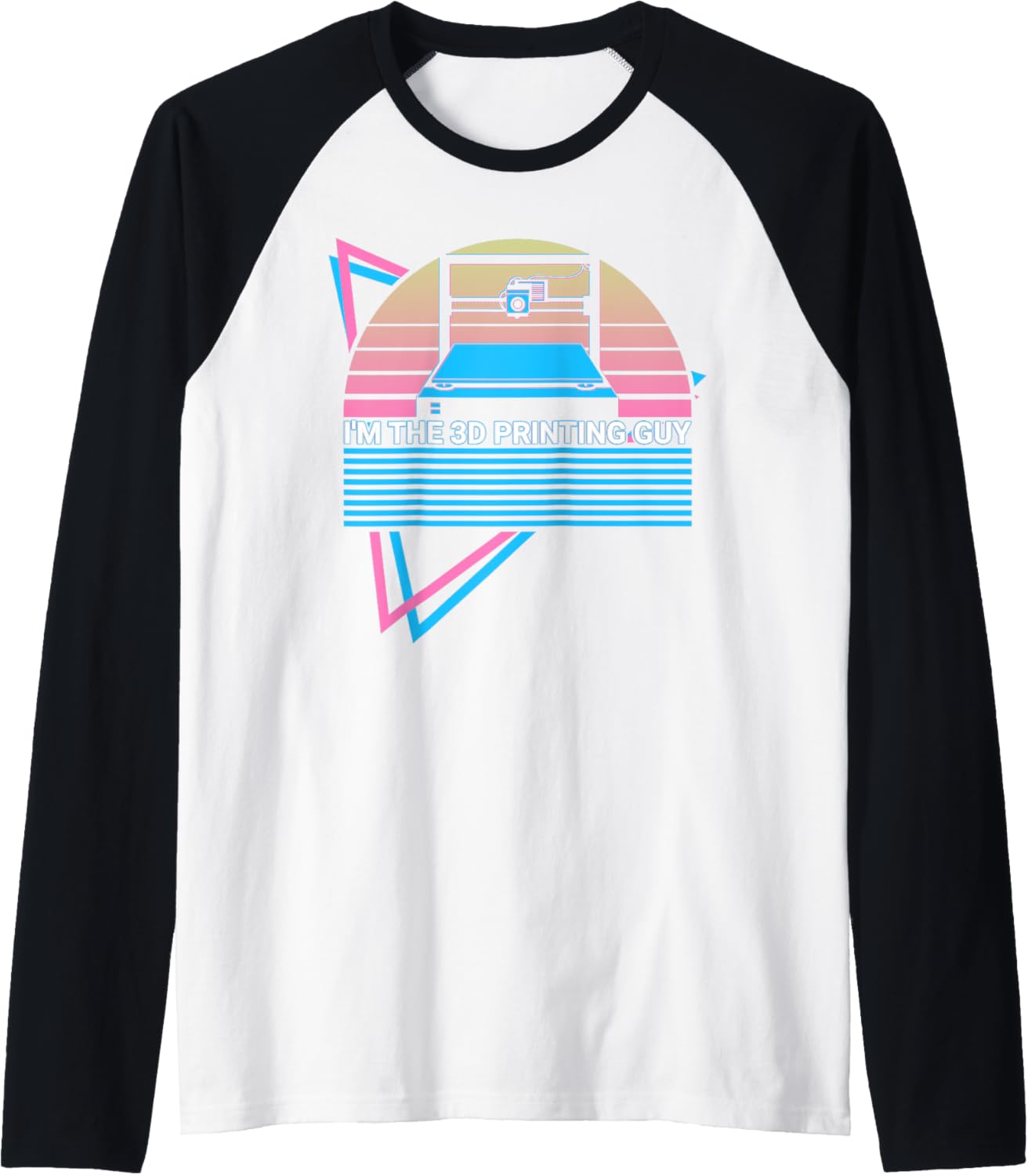 Im 3D Printing Guy Im 3D Printing Guy 3D Printer Raglan Baseball