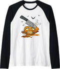 Printer Technician Funny Halloween Party Raglan Baseball Tee