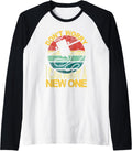 Vintage Retro Printing 3D Printer Raglan Baseball Tee