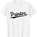 Retro Swoosh Job Title Printer